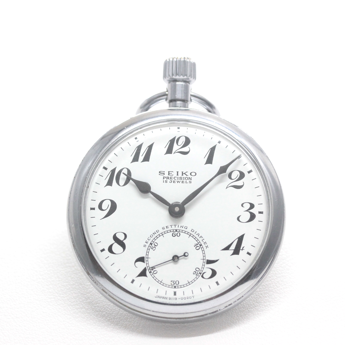 昭和44年の19セイコー鉄道時計/15石/秒針止め機能/絶版時計/19seiko 昭和44年の19セイコー鉄道時計/15石/秒針止め機能/絶版時計/19seiko