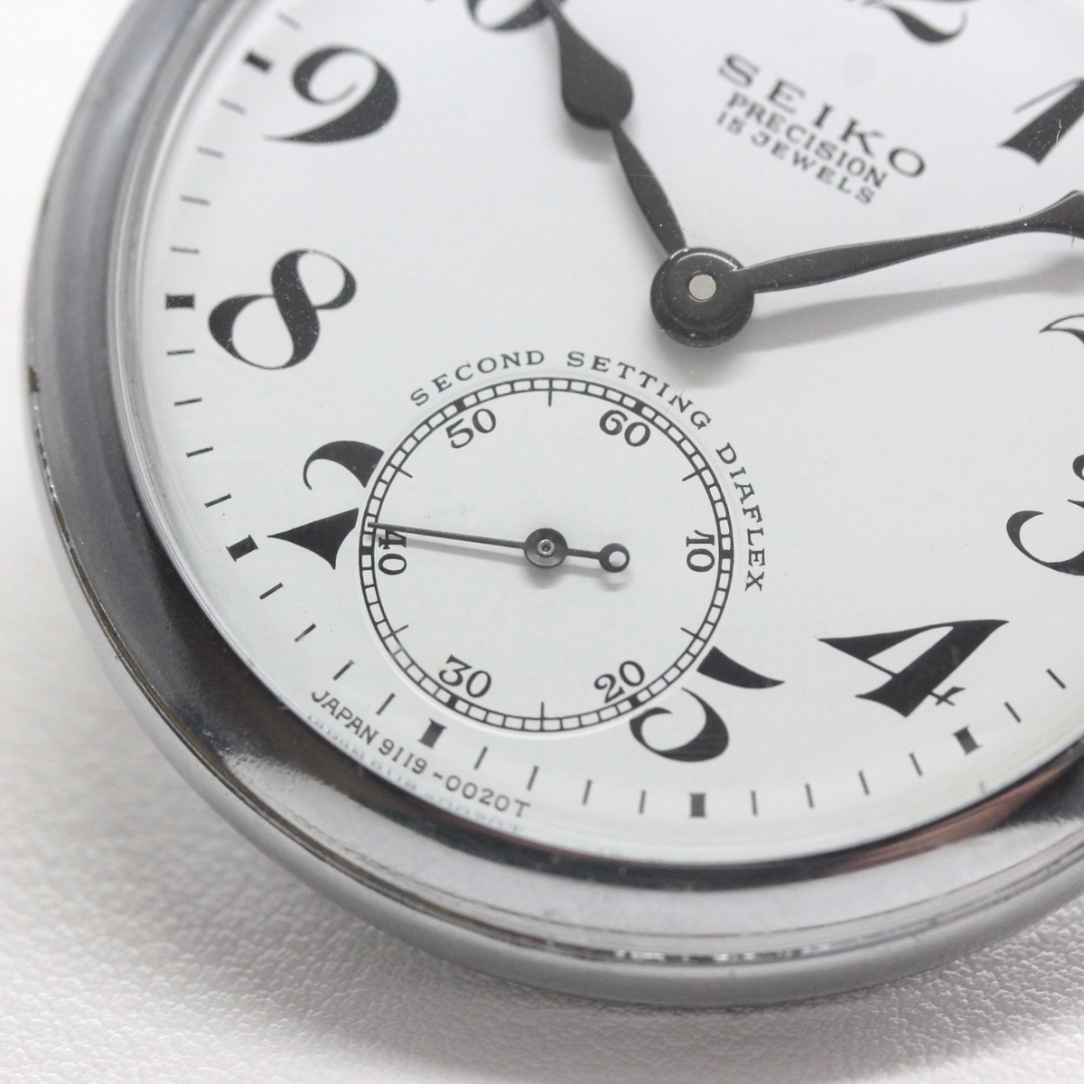 昭和44年の19セイコー鉄道時計/15石/秒針止め機能/絶版時計/19seiko 昭和44年の19セイコー鉄道時計/15石/秒針止め機能/絶版時計/19seiko