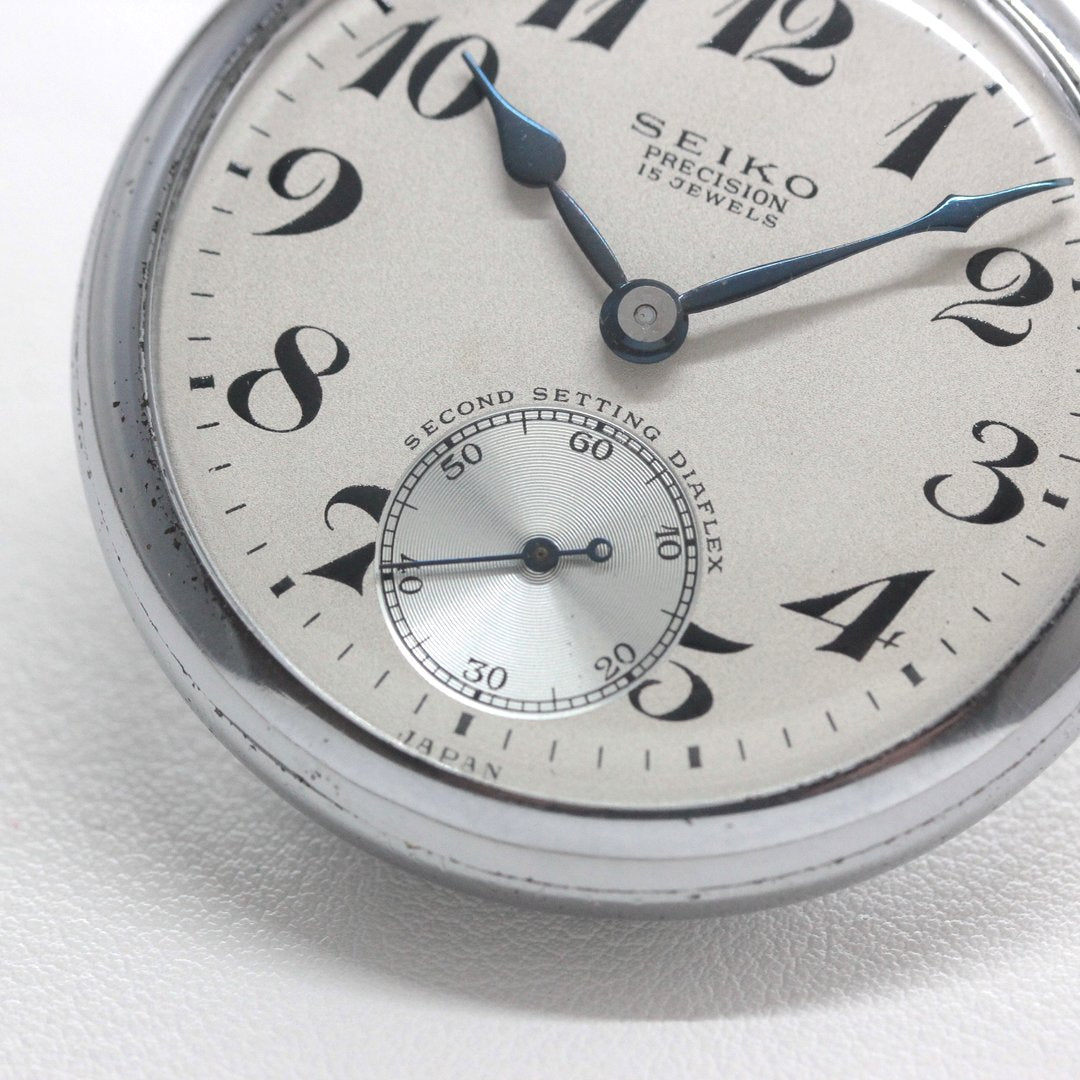 19セイコー鉄道時計19seiko-1368　スモールセコンド