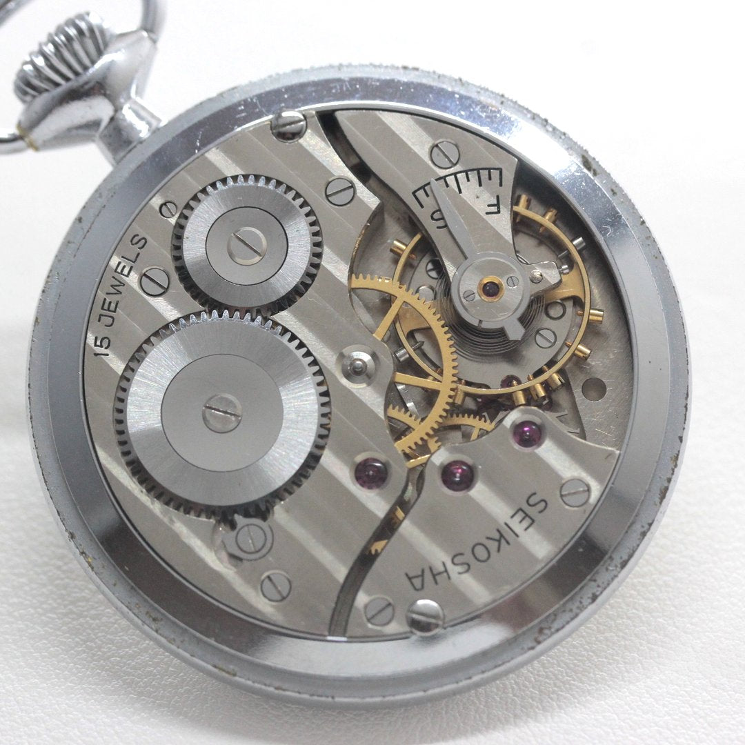 19セイコー鉄道時計19seiko-1368　ムーブメント
