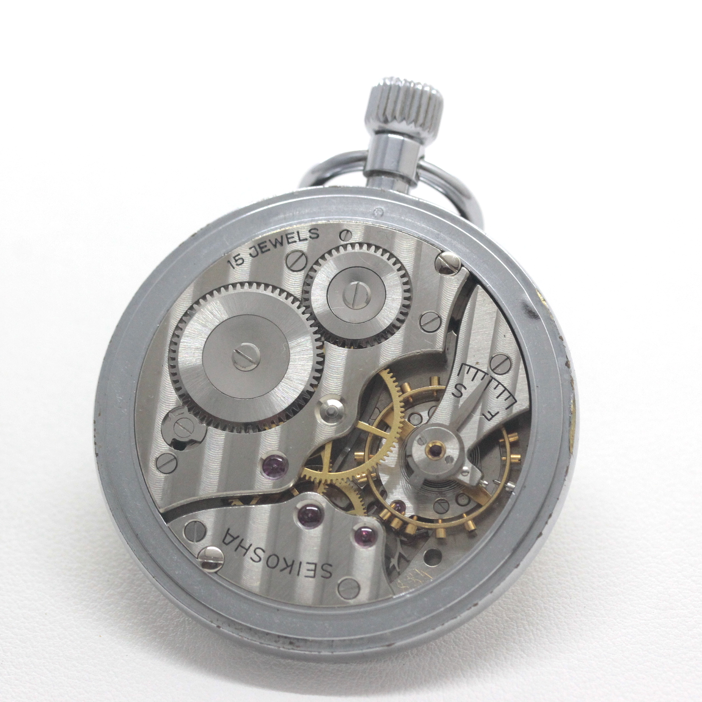Showa 19 Seiko Railway Watch / 15 jewels / Diaflex / 19seiko-1316