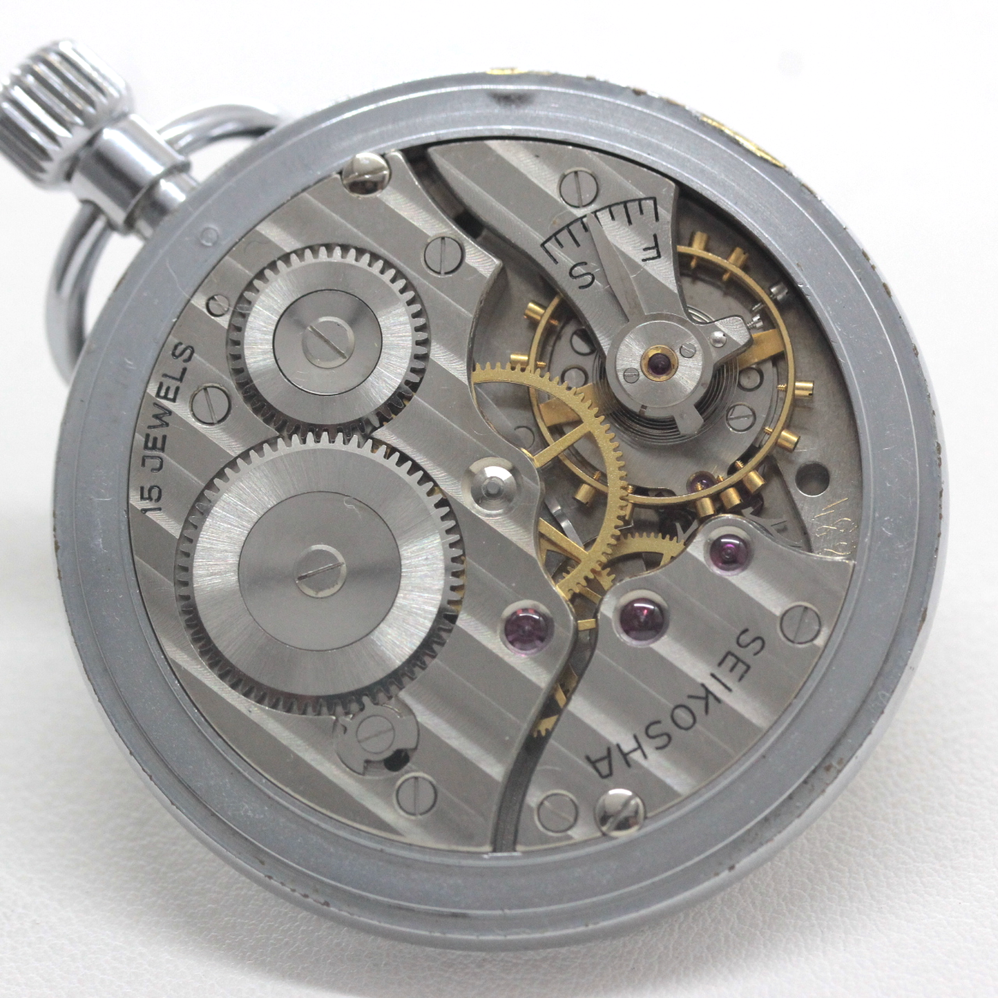 Showa 19 Seiko Railway Watch / 15 jewels / Diaflex / 19seiko-1316
