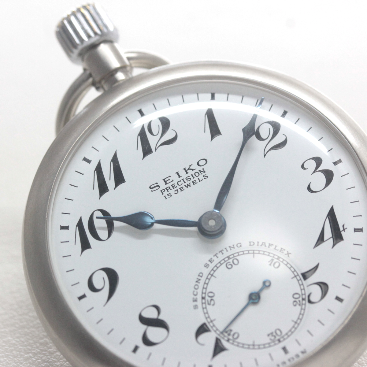 ブルースチール針 当店だけの再メッキ特別モデル ヘアライン仕上げ 19seiko-1399