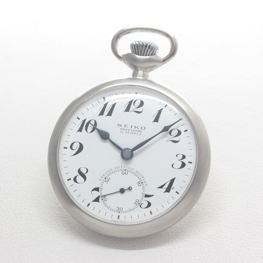 正面  当店だけの再メッキ特別モデル ヘアライン仕上げ 19seiko-1400