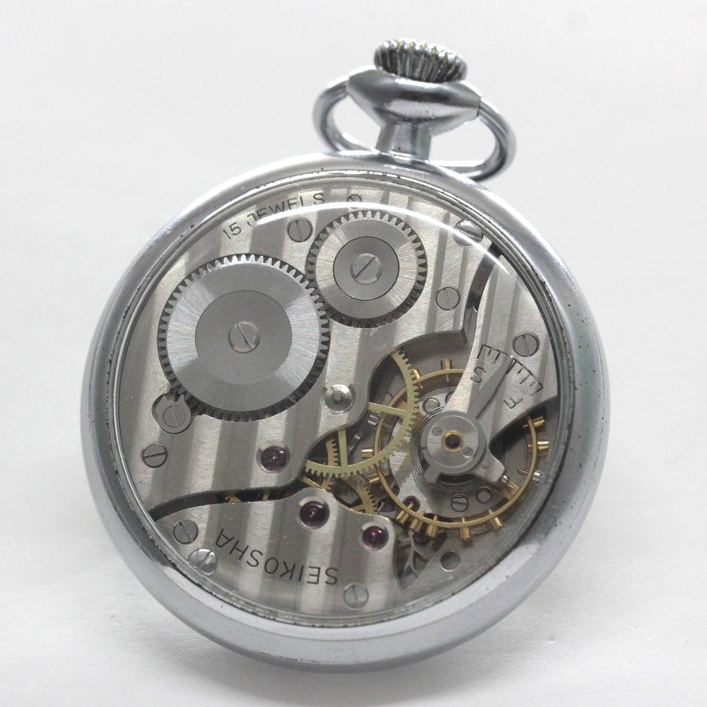 昭和の19セイコー電電公社シースルーバックカスタム/15石/ダイアフレックス/絶版時計/オーバーホール済/19seiko-costom17