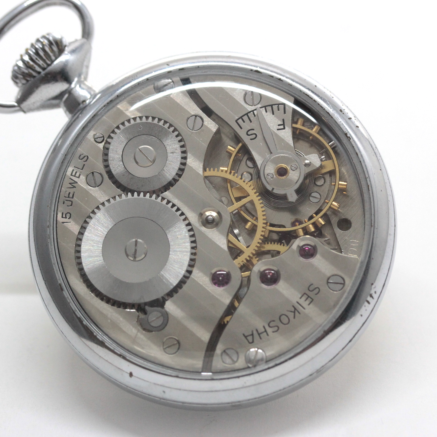 昭和19 Seiko 透视底定制款 / 15钻 / Diaflex / 已停产 / 已翻新 / 19seiko-costom18 