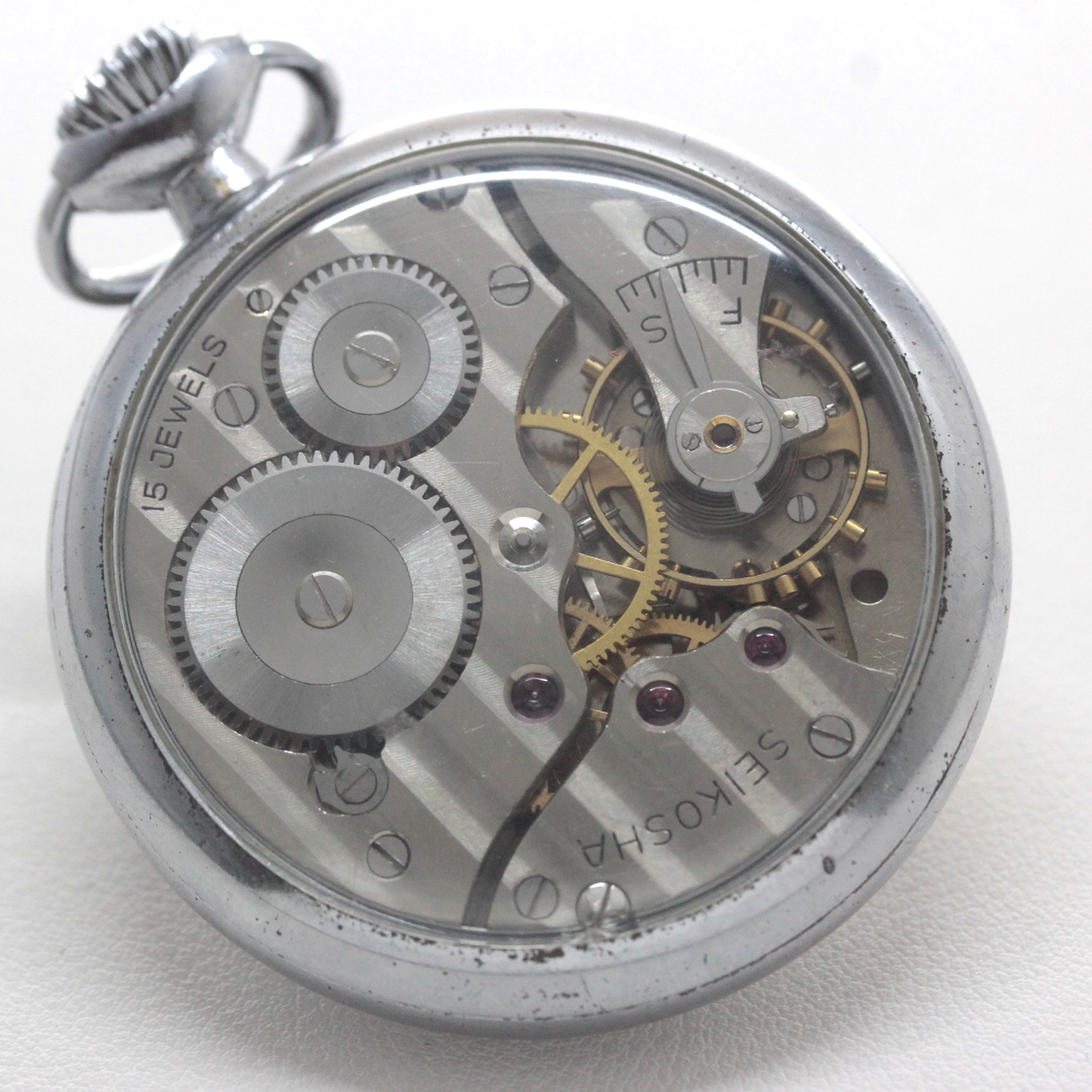 昭和の19セイコーシースルーバックカスタム / 15石 / 絶版時計 / オーバーホール済 / 19seiko-costom26