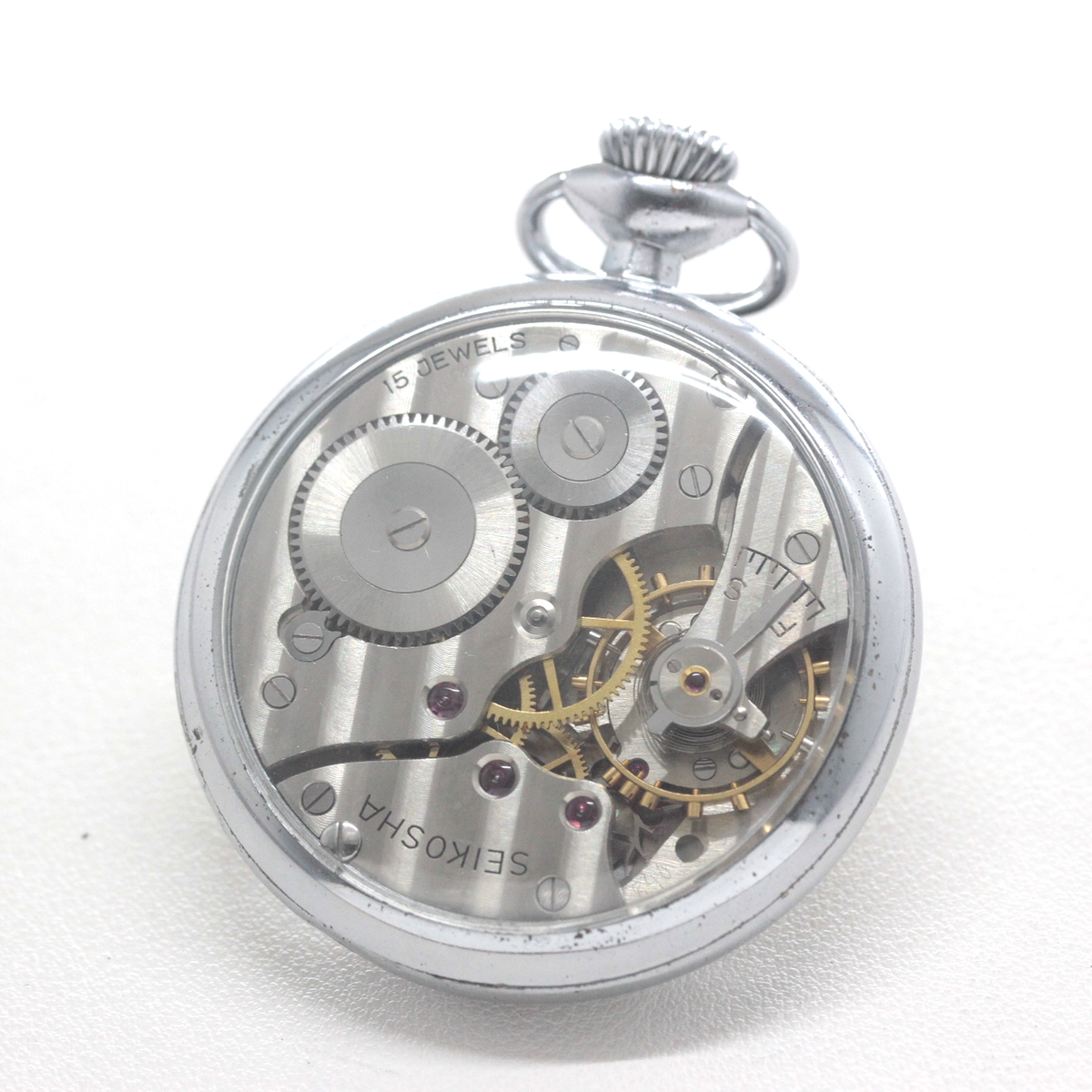 昭和の19セイコーシースルーバックカスタム / 15石 / 絶版時計 / オーバーホール済 / 19seiko-costom27