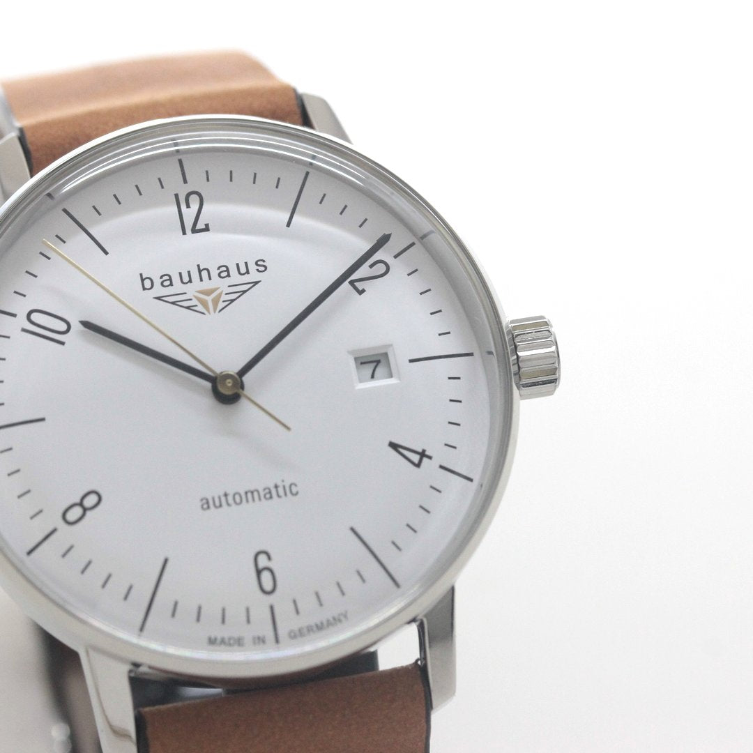 バウハウス bauhaus 自動巻き 腕時計 2062-1at デイト機能