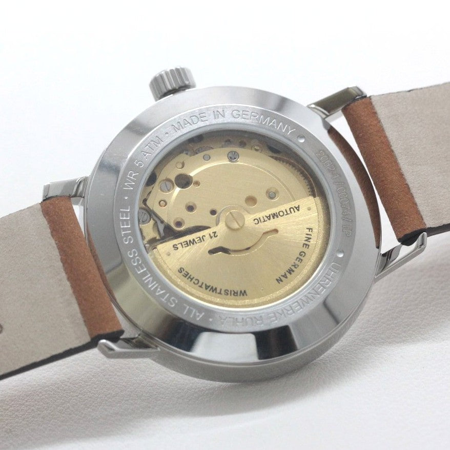 バウハウス bauhaus 自動巻き 腕時計 2062-1at 時計裏 シースルーバック