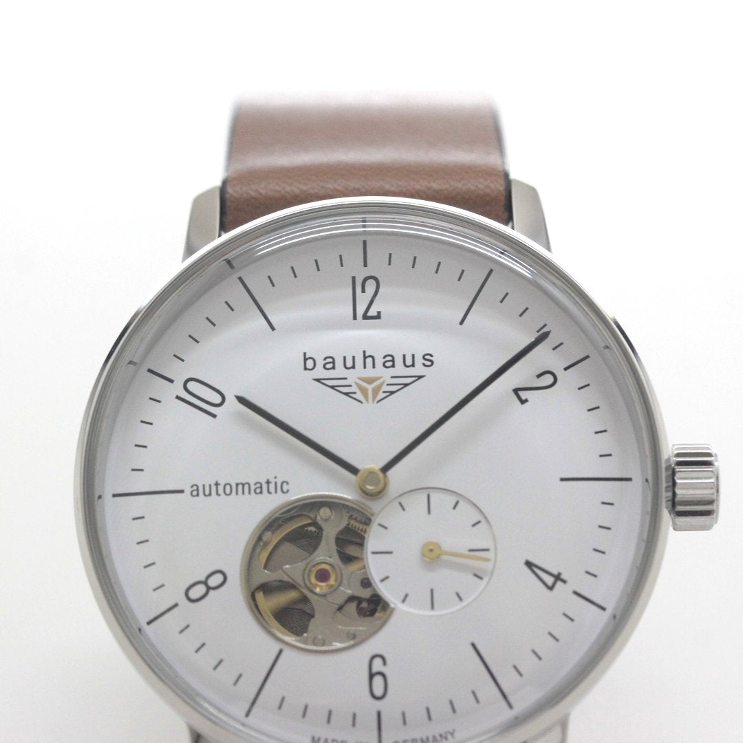 バウハウス bauhaus 自動巻き 腕時計 2068-1at 文字盤