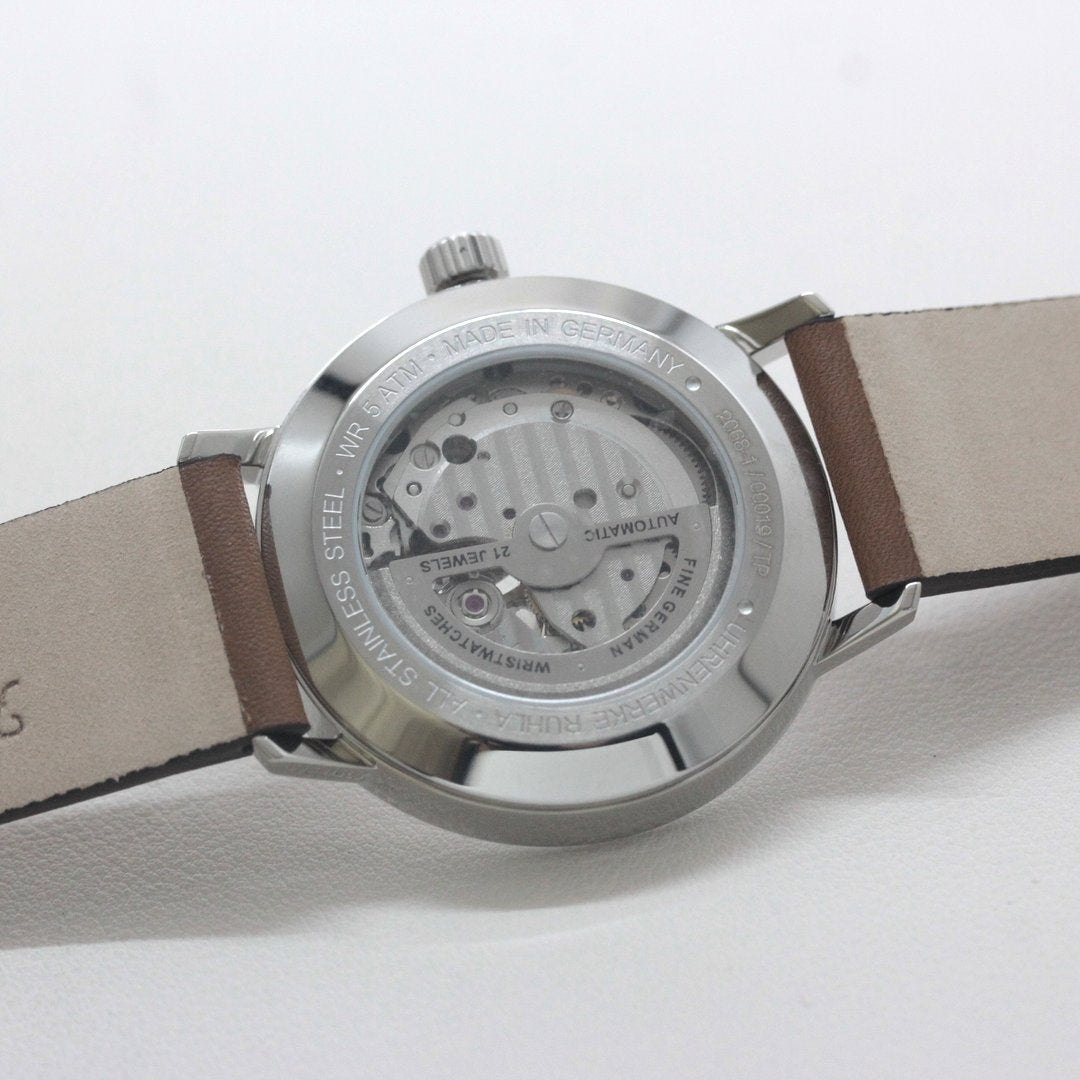 バウハウス bauhaus 自動巻き 腕時計 2068-1at 時計裏