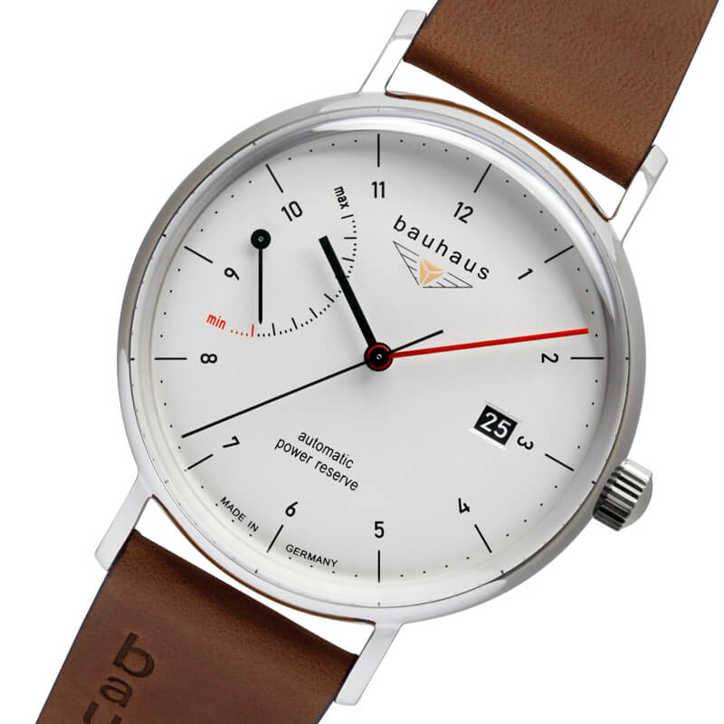 バウハウス（BAUHAUS）自動巻き 2160-1AT パワーリザーブインジケーター 腕時計