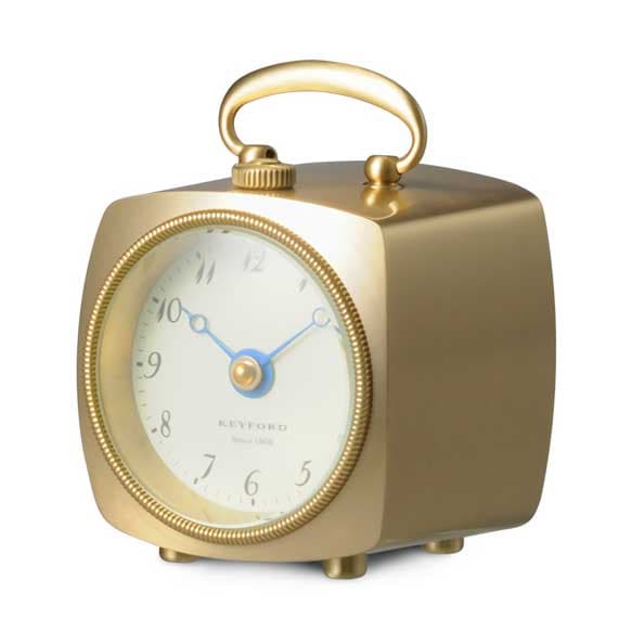 KEYFORD キーフォード GRAB TABLE WATCH 置き時計 ゴールド K14-010