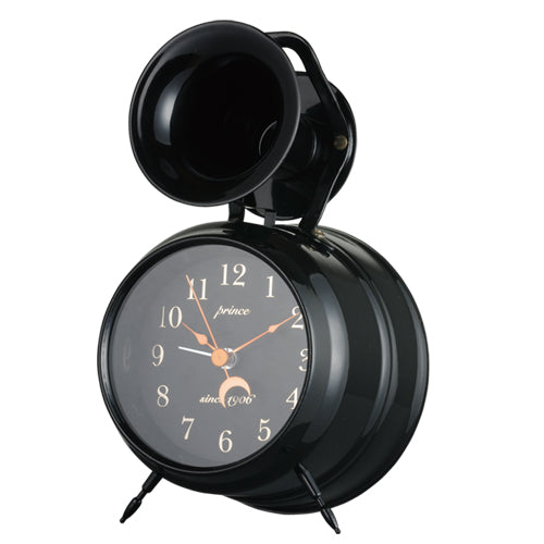 PRINCE プリンス BUGLE CLOCK BLACK 目覚まし時計 ブラック P11-021