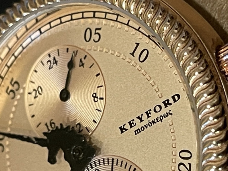 KEYFORD 腕時計 一角獣モノケロス レギュレーター ブラウン レザーベルト