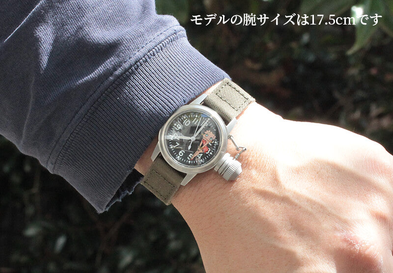 M.R.M.W. (Montre Roroi Militaly Watch/モントルロロイ ミリタリーウォッチ) BUSHIPS WATCH/ブシップウオッチ ベティ ブープTM バージョン 腕時計