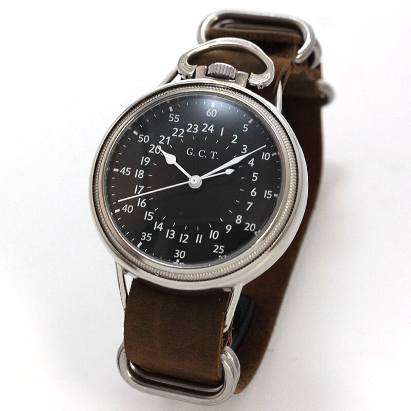 M.R.M.W. (Montre Roroi Militaly Watch/モントルロロイ ミリタリーウォッチ) U.S.Army AN5740 24時間計 ブラック 2way 腕時計