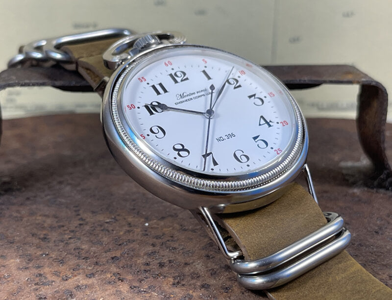 M.R.M.W. (Montre Roroi Militaly Watch/モントルロロイ ミリタリーウォッチ) U.S.Army AN5740 12時間計 ホワイト 2way 腕時計