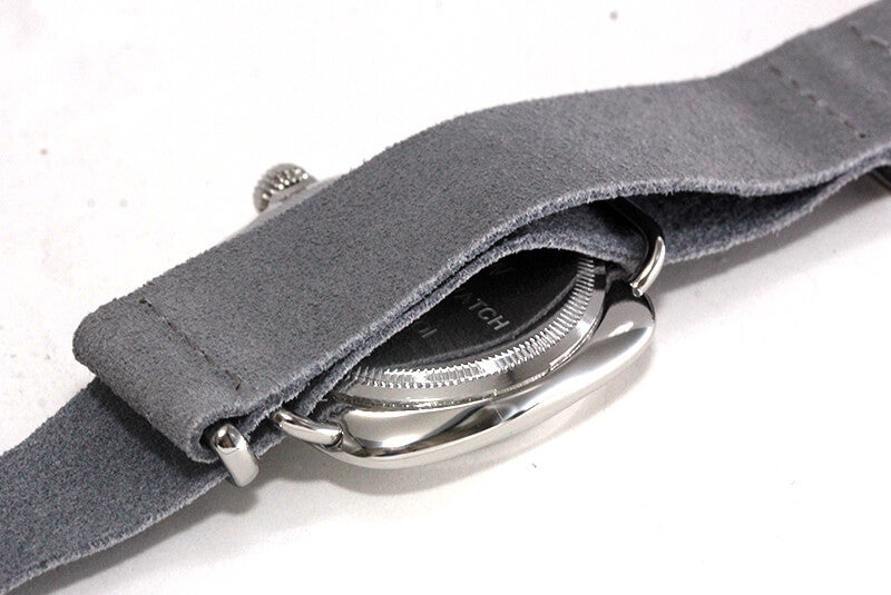 MRMW (Montre Roroi Military Watch) Cushion watch with California dial, smoky grey, model number 221147