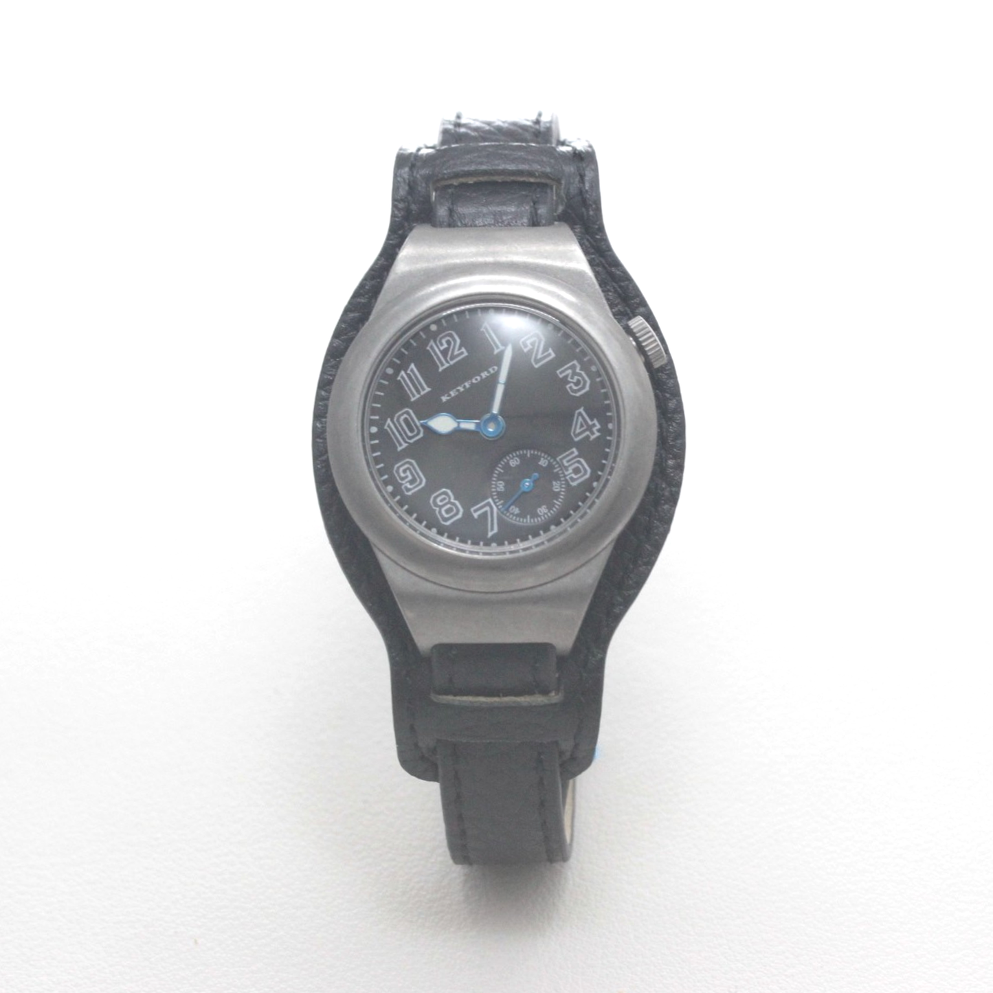 正美堂時計店撮影 モントルロロイ ミリタリーウォッチ Trench Driver's watch ブラック 221166