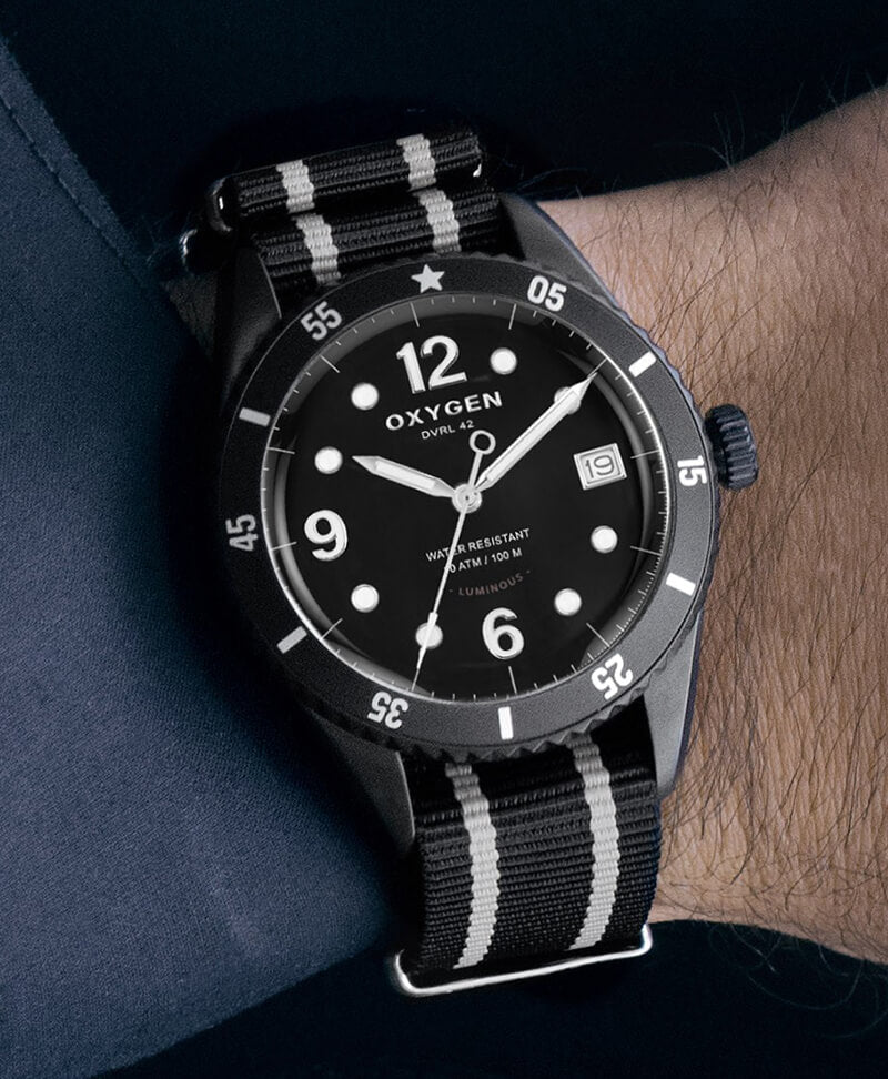 オキシゲン(OXYGEN) ダイバー レジェンド42 888本限定 L-D-ALA-42 クオーツ 224328 腕時計