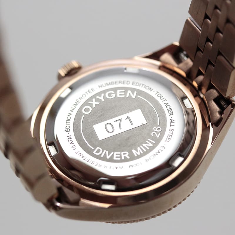 オキシゲン(OXYGEN) LEGEND Diver Mini L-DM-COR-26 Corail 女性用 腕時計
