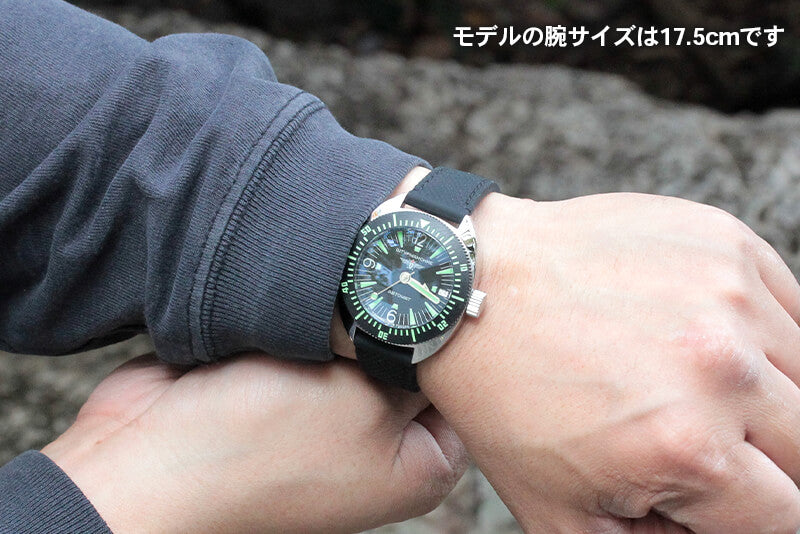 STURMANSKIE（シュトゥルマンスキー） AMPHIBIA（アンフィービア） 自動巻き フローレッセンスグリーン 腕時計 2416-7771302