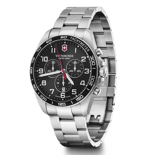 ビクトリノックススイスアーミー/FieldForce Classic Chrono クラシッククロノ 241899 ブラック 腕時計