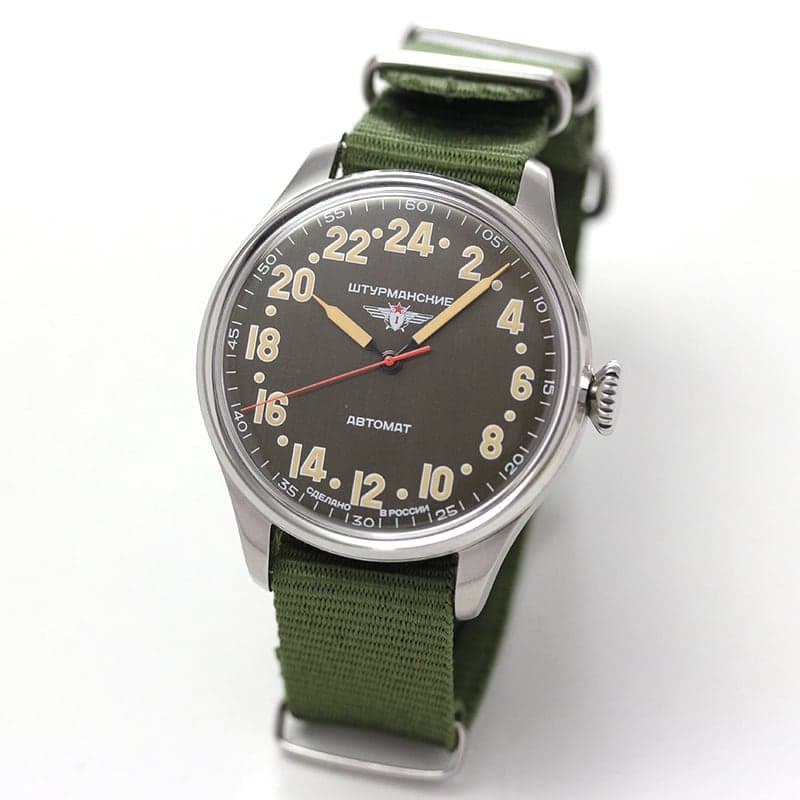STURMANSKIE（シュトゥルマンスキー） HERITAGE ARCTIC（ヘリテージ アルクティカ） 自動巻き カーキ 2431/6821343　腕時計