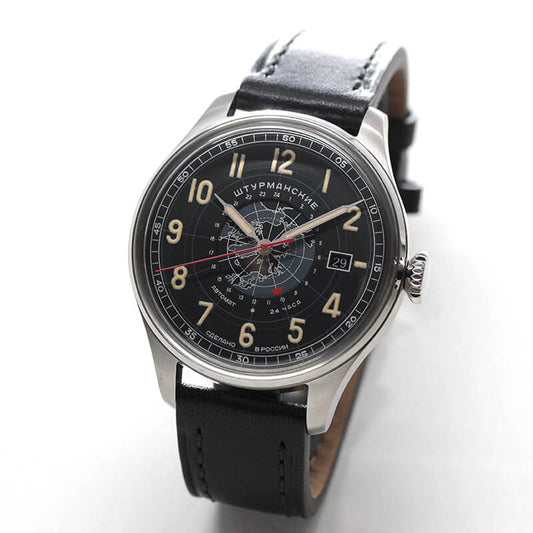 STURMANSKIE（シュトゥルマンスキー） HERITAGE ARCTIC（ヘリテージ アルクティカ） 自動巻き ブラック 2432-6821355 腕時計