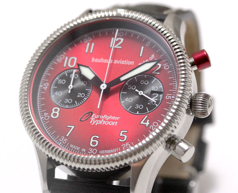 バウハウス（BAUHAUS） アビエーション ユーロファイター タイフーン クォーツ 腕時計 2576-5QZ