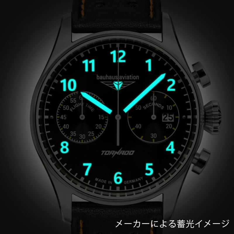 バウハウス（BAUHAUS）AVIATION TORNADO（トーネード） クォーツ クロノグラフ 2770-5QZ 腕時計