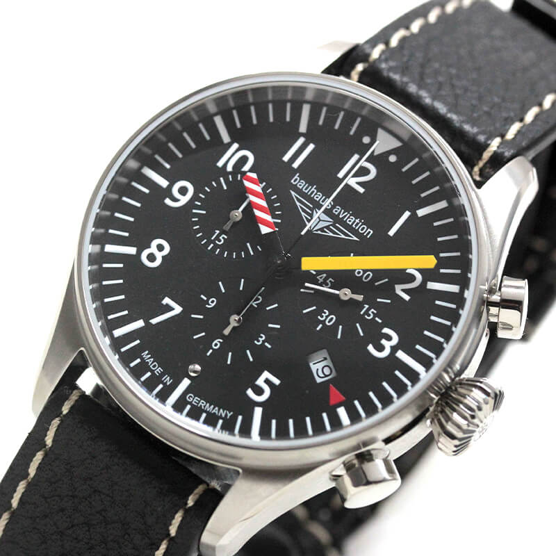 バウハウス（BAUHAUS）AVIATION クォーツ クロノグラフ 2788-5QZ 腕時計