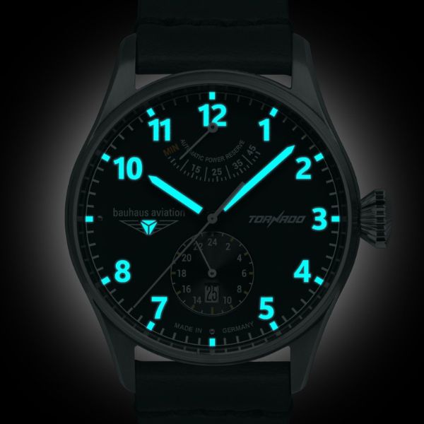 バウハウス（BAUHAUS）AVIATION　自動巻き パワーリザーブインジケーター 腕時計 2790-3AT