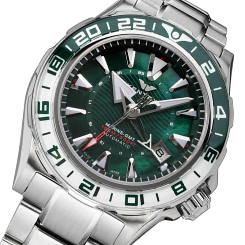  ☆ マッケンジー 希少　Lサイズ Kentex(ケンテックス) MARINE GMT/マリンGMT/MOP文字盤/ 188本