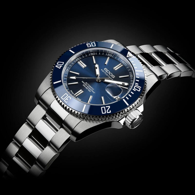 EPOS(エポス)/3504 Diver/ダイバーズウォッチ/3504BL ブルー 腕時計 