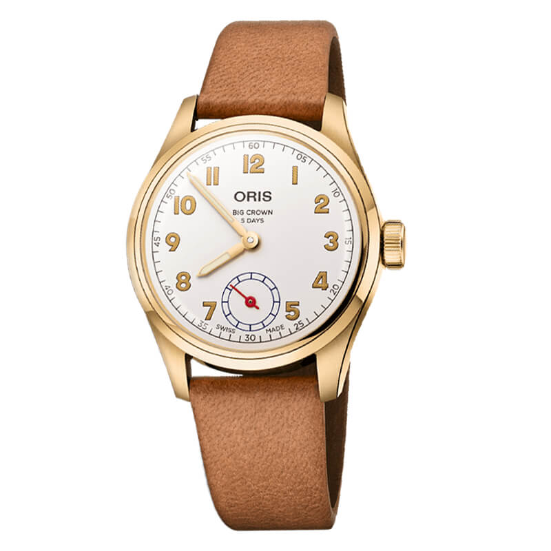 オリス（ORIS) ビッグクラウン/ウィングス オブ ホープ リミテッドエディション 18Kゴールドケース/401 7782 6081-Set 腕時計