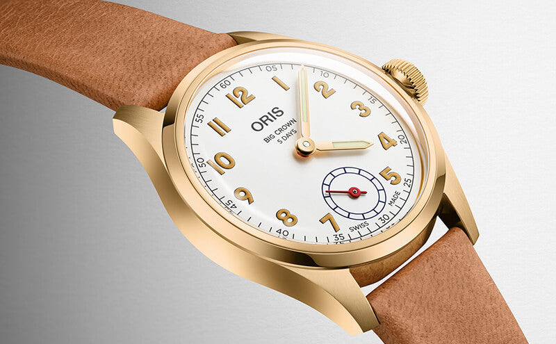 オリス（ORIS) ビッグクラウン/ウィングス オブ ホープ リミテッドエディション 18Kゴールドケース/401 7782 6081-Set 腕時計