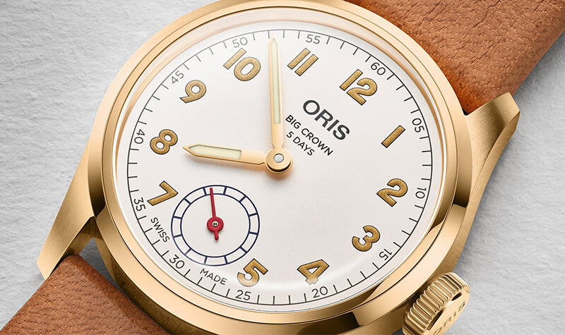 オリス（ORIS) ビッグクラウン/ウィングス オブ ホープ リミテッドエディション 18Kゴールドケース/401 7782 6081-Set 腕時計