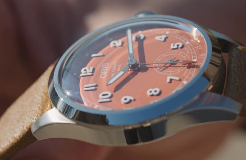 オリス（ORIS) ビッグクラウンポインターデイト キャリバー403 40mm 腕時計 403 7799 4068-07 6 20 11FC （テラコッタ/レザーストラップ）