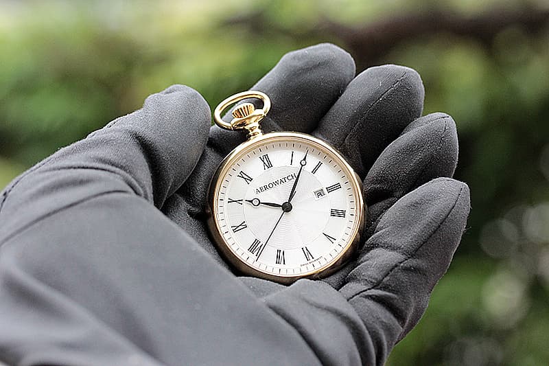 アエロ（AERO）クォーツ式/懐中時計 45828PD01・45828JA01/ペア懐中時計