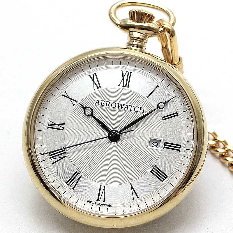 アエロ（AERO）クォーツ式/懐中時計 45828PD01・45828JA01/ペア懐中時計
