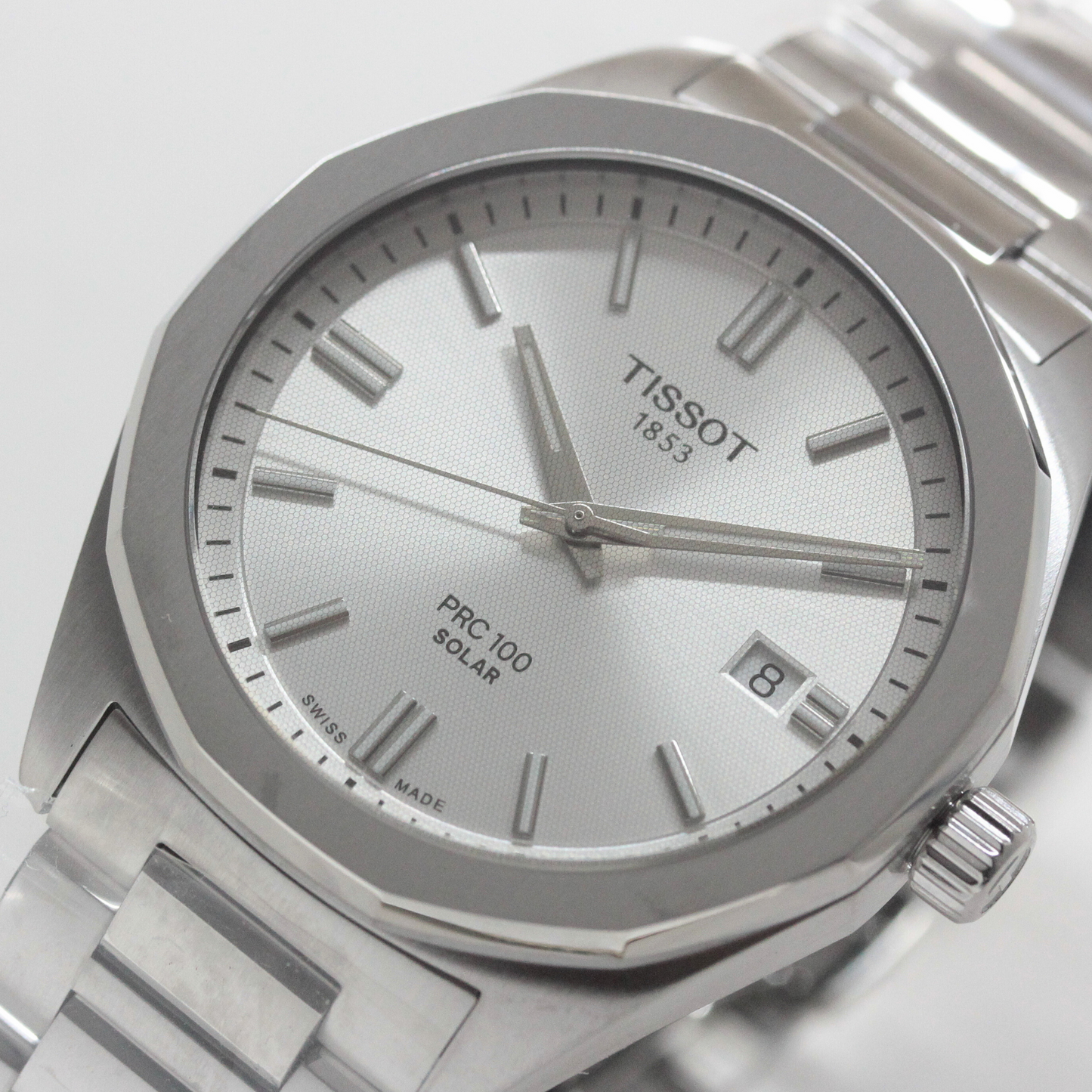 TISSOT(ティソ)PRC 100 Solar Quartz 39mm/クォーツソーラー/シルバーカラーダイアル/39 mm/T151.422.11.031.00/ 腕時計