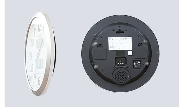 RHYTHM リズム 電波 掛け時計 プログラムカレンダー404SR 4FN404SR19