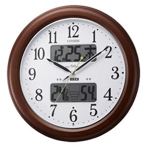 CITIZEN シチズン 環境目安表示機能付電波掛け時計 インフォームナビEX【4fy620006】　36cm