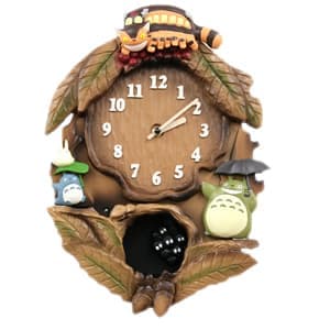 RHYTHM リズム となりのトトロキャラクター掛け時計 トトロM837N【4MJ837MN06】