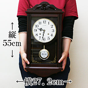 RHYTHM 掛け時計　4MJA01RH06 RHYTHM/リズム 報時付きクオーツ掛け時計 アタシュマンR【4MJA01RH06