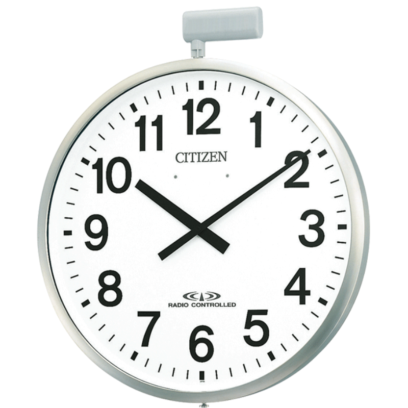 CITIZE/シチズン 10年電池式・屋外用電波壁掛け時計パルウェーブ 4MY611B19 　57cm