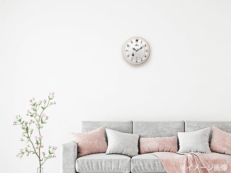 RHYTHM リズム ディズニーキャラクター 高感度電波 掛け時計 アリス